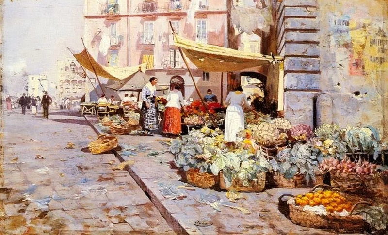  163-Al mercato della verdura 